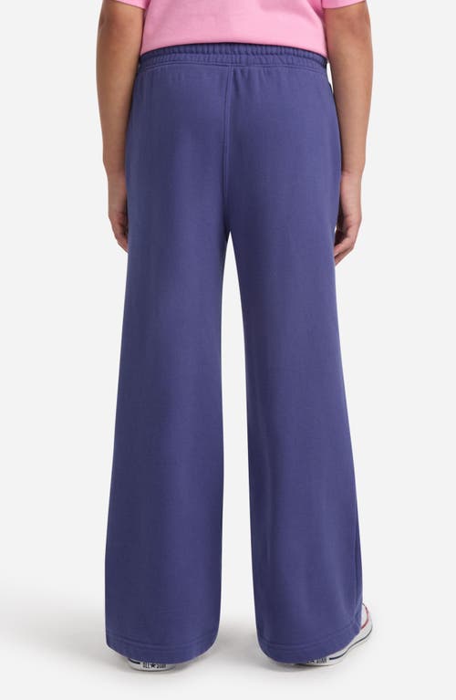 Abercrombie Kids Kids' Essential Wide Leg Fleece Sweatpants In Blue