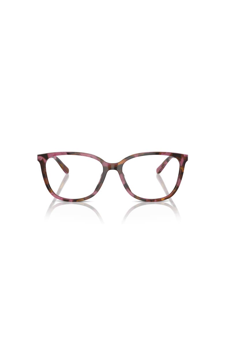 55mm Rectangle optical glasses, Alternate, color, Brown