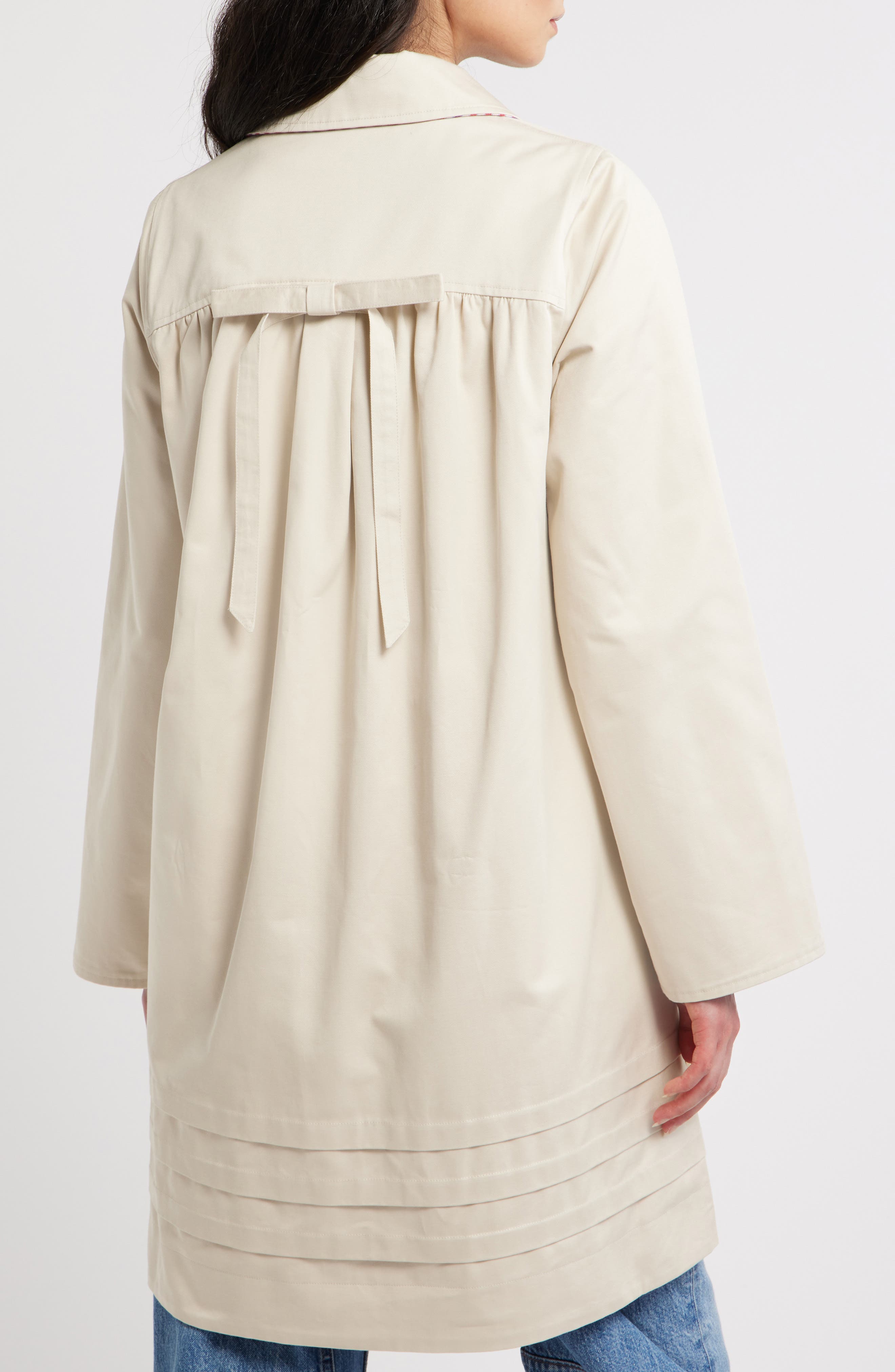 Damson Madder Mercedes Bow Reversible Trench Coat (Women) | Nordstrom