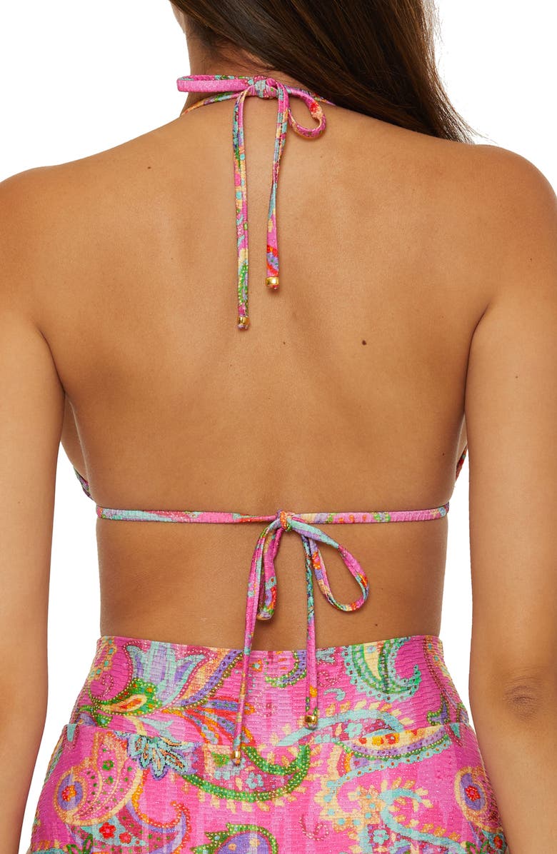 Becca Polynesia Triangle Bikini Top, Alternate, color, 