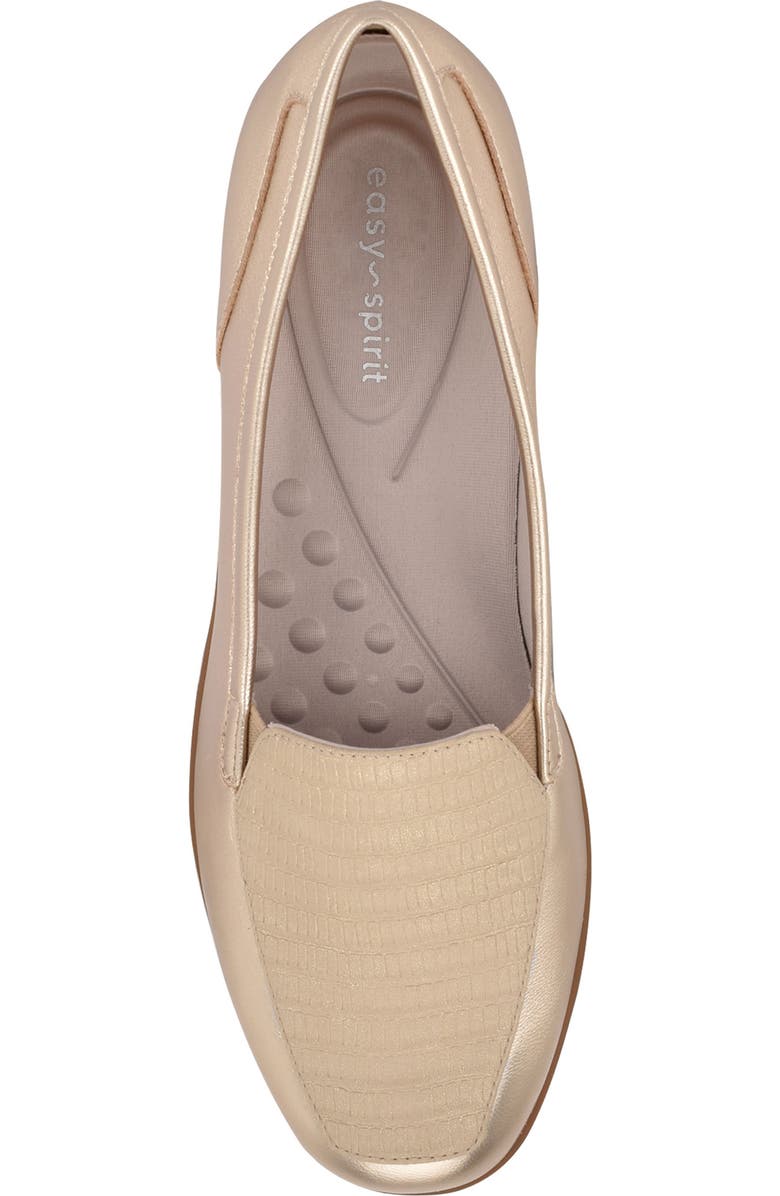 Easy Spirit Devitt Flat, Alternate, color, Gold