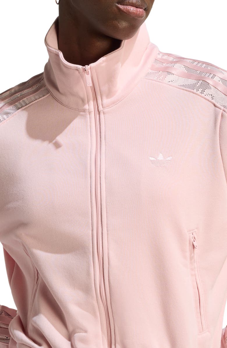 トップス S track jersey jacket lace (pink) adidas Originals Firebird Lace Track Jacket | Nordstrom