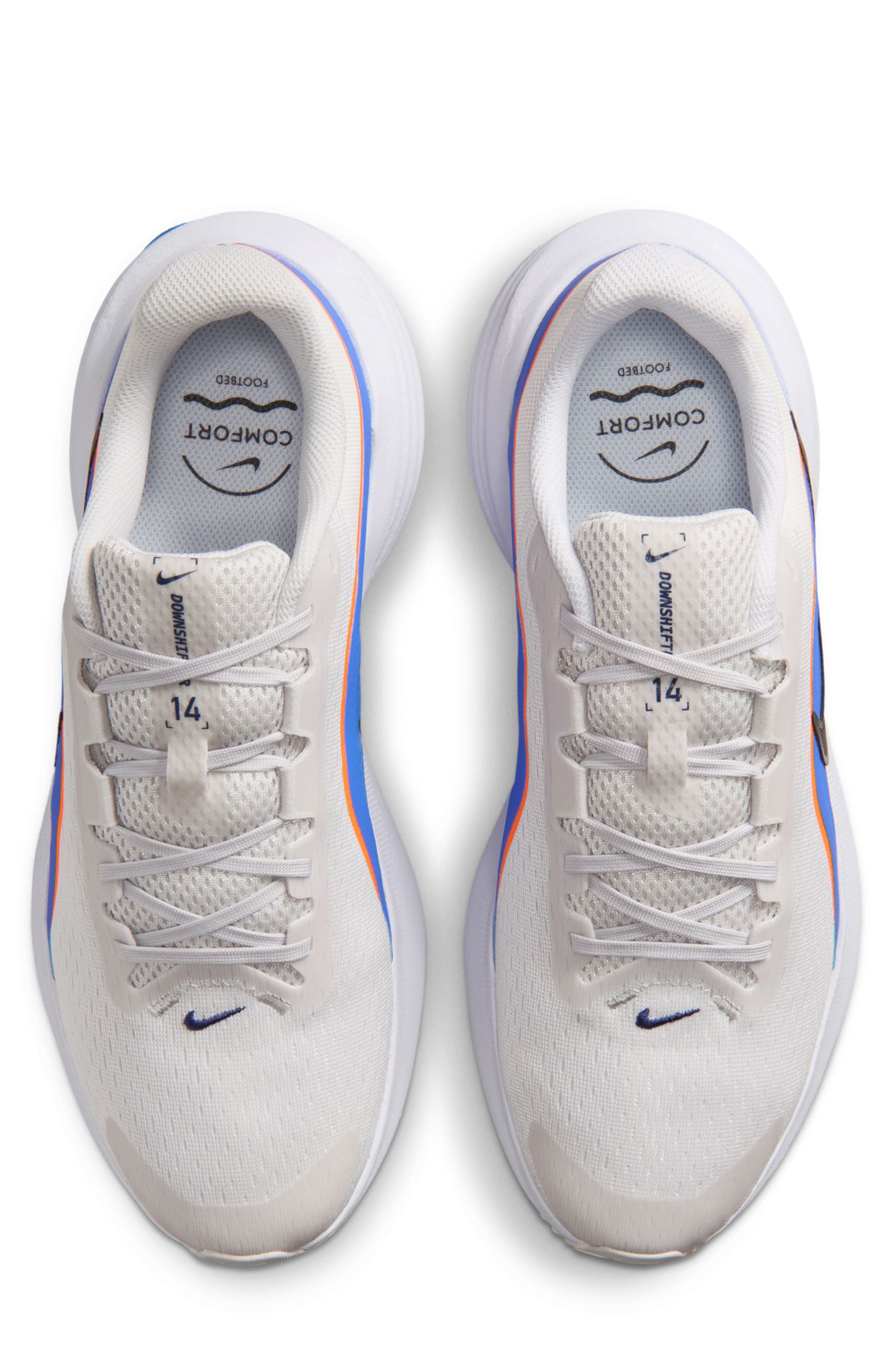 Nike Downshifter 14 Running Shoe, Alternate, color, Platinum Tint/ Off Noir