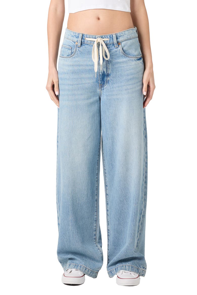 Low Rise Baggy Fit Jeans, Main, color, FEELING GOOD