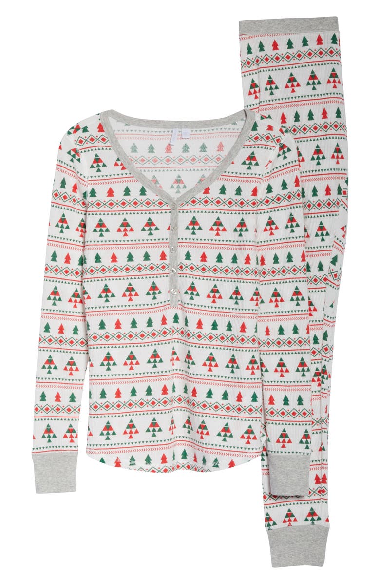 Nordstrom Thermal Pajamas, Alternate, color,