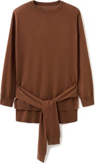 MANGO Knot Detail Sweater