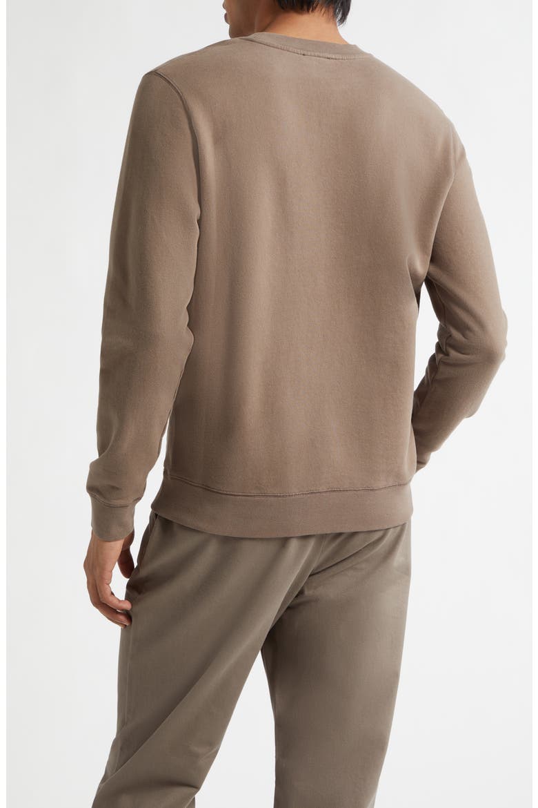 French Terry Sweatshirt, Alternate, color, DARK CEDAR