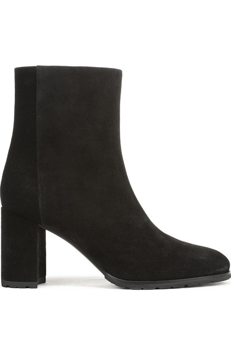 Vince Elora Lugged Plain Toe Bootie, Alternate, color, Black