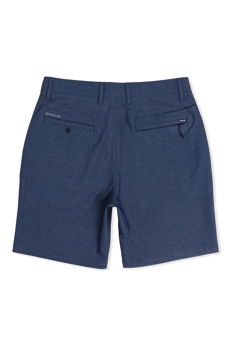 Phantom Heather Walk Shorts, Alternate, color, OBSIDIAN