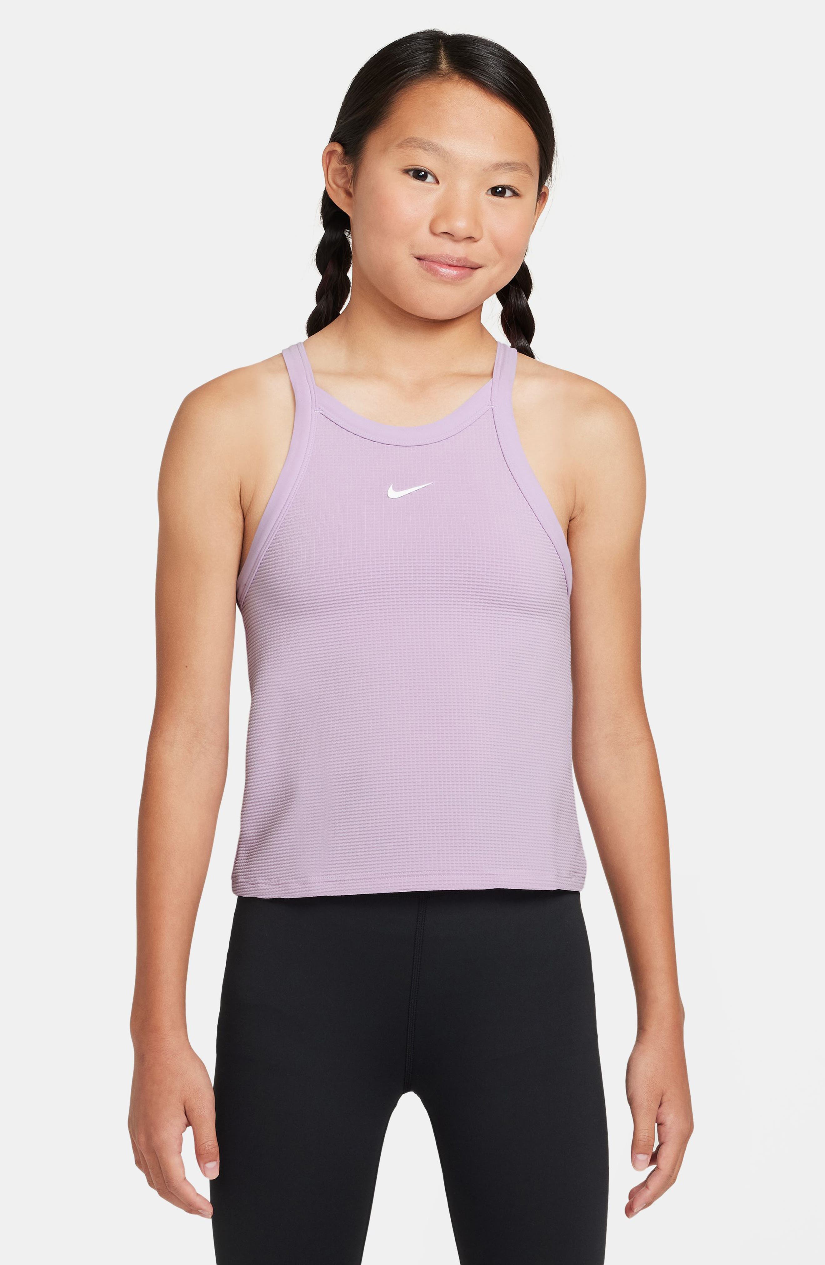 Nike Kids' Dri-FIT High Neck Racerback Tank