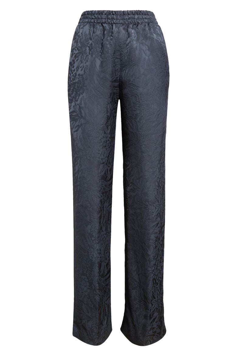 Toile De Jouy Jacquard Wide Leg Pants, Alternate, color, OMBRE BLUE