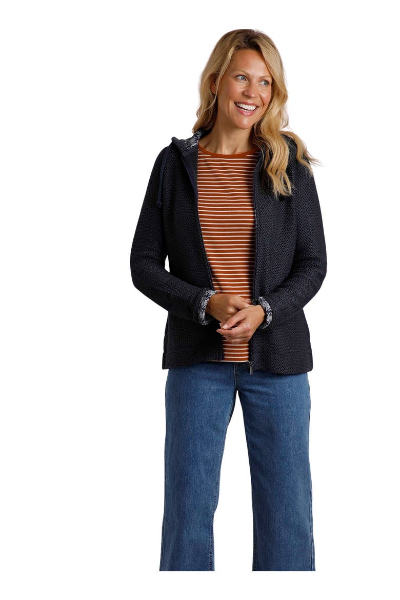 Chicoa Full Zip Macaroni Hoodie, Main, color, Navy