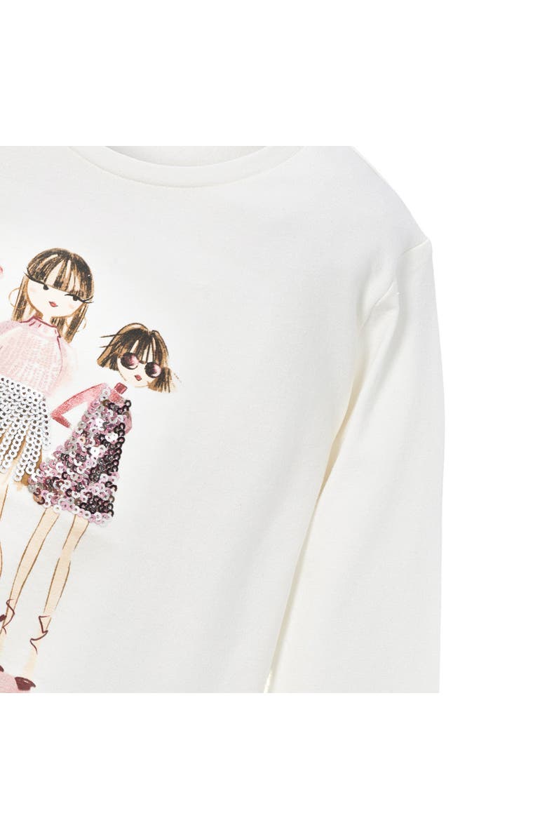 Mayoral Doll Motif Shirt, Alternate, color, White