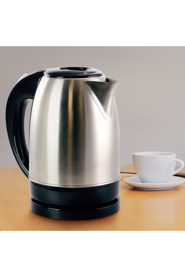 1.7 L Cordless Stainless Steel Electric Tea Kettle, Alternate, color, Silver