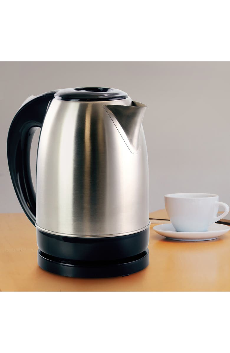Better Chef 1.7 L Cordless Stainless Steel Electric Tea Kettle, Alternate, color, Silver