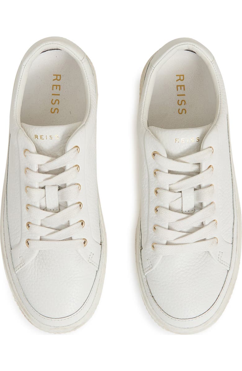 Reiss Leanne Platform Sneaker, Alternate, color, White