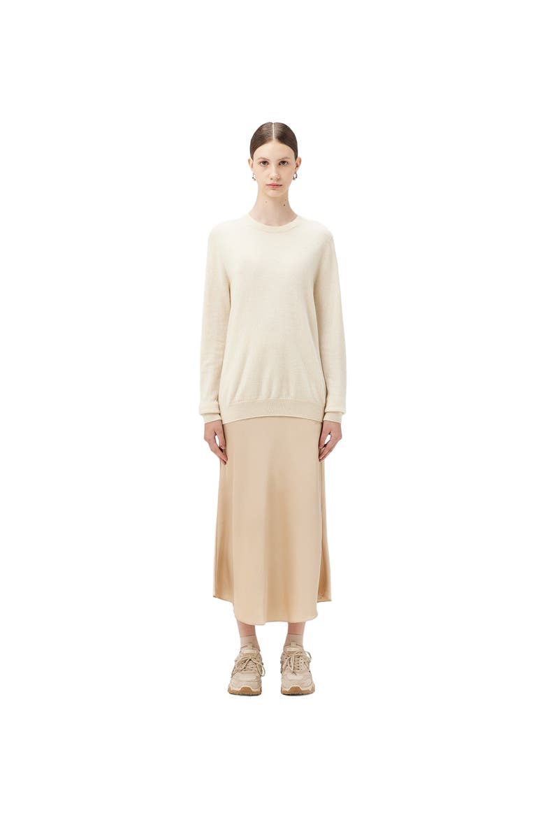 Essential Cashmere Crewneck Sweater, Main, color, off white