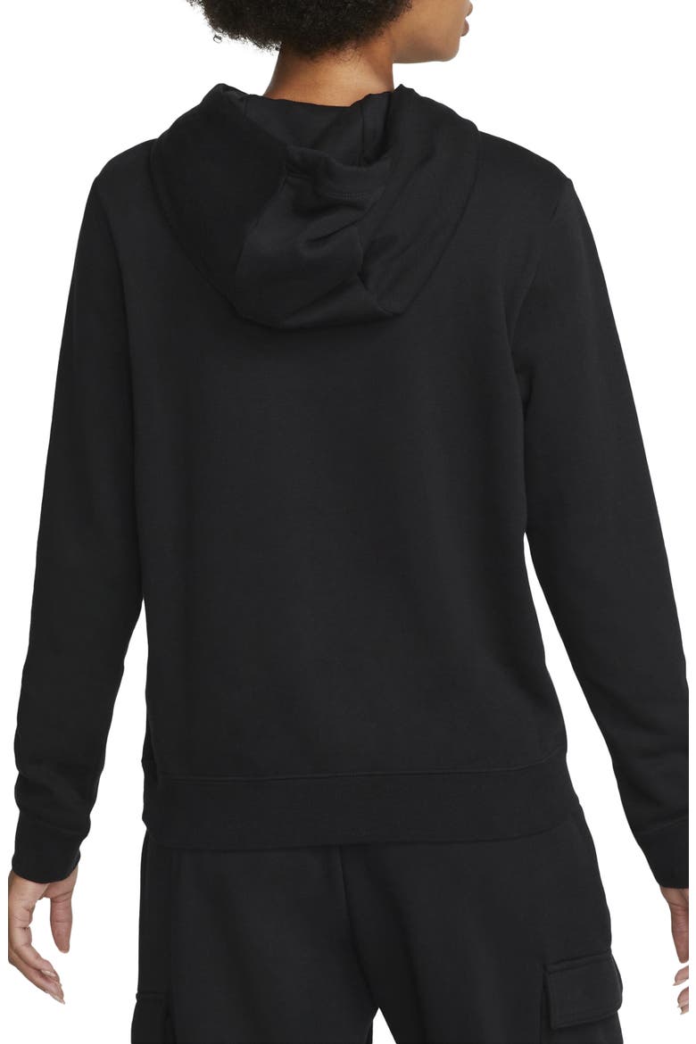 Sportswear Club Fleece Hoodie, Alternate, color, 010 BLACK/WHITE