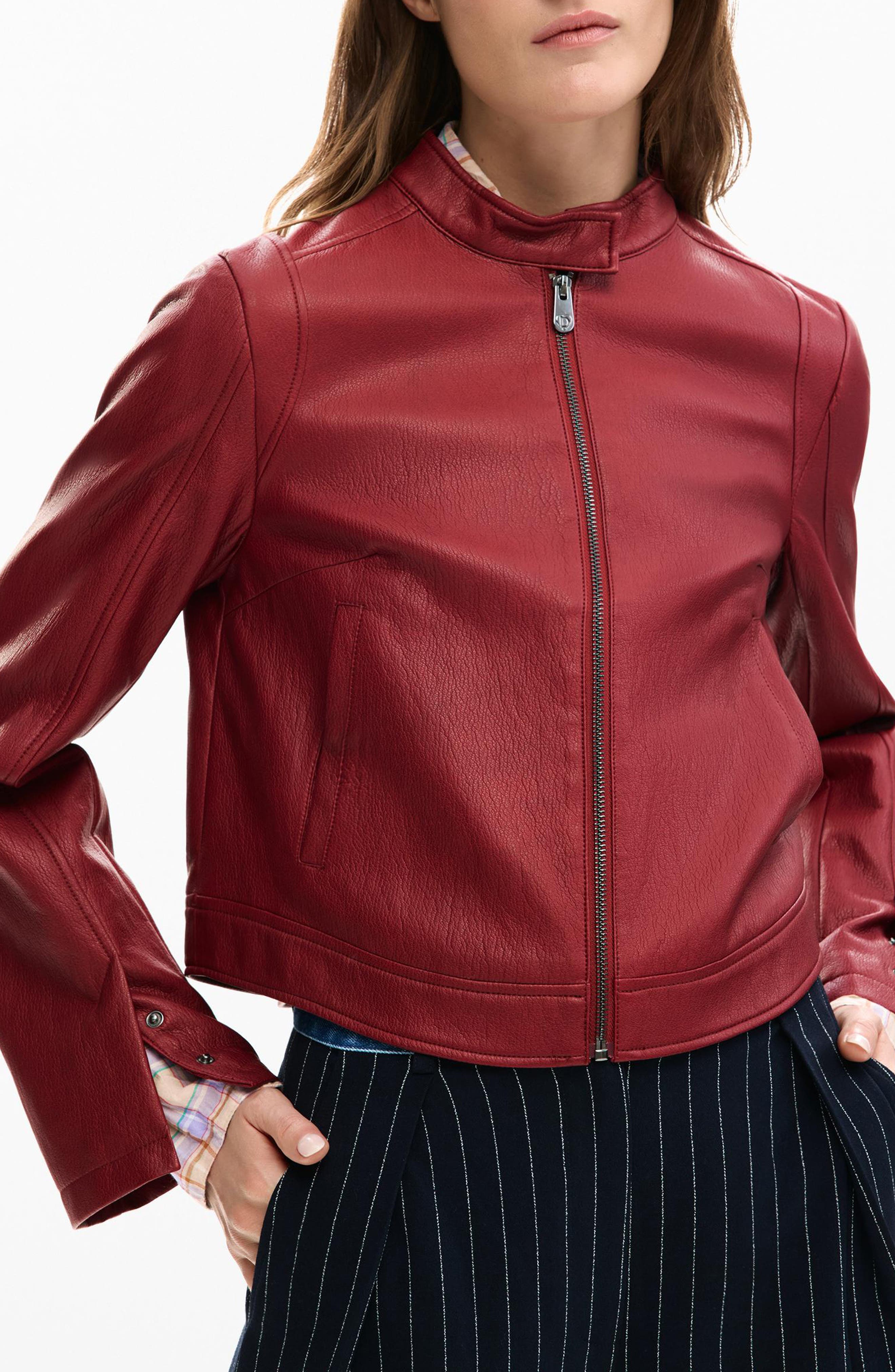 Faux Leather Jacket - image 3