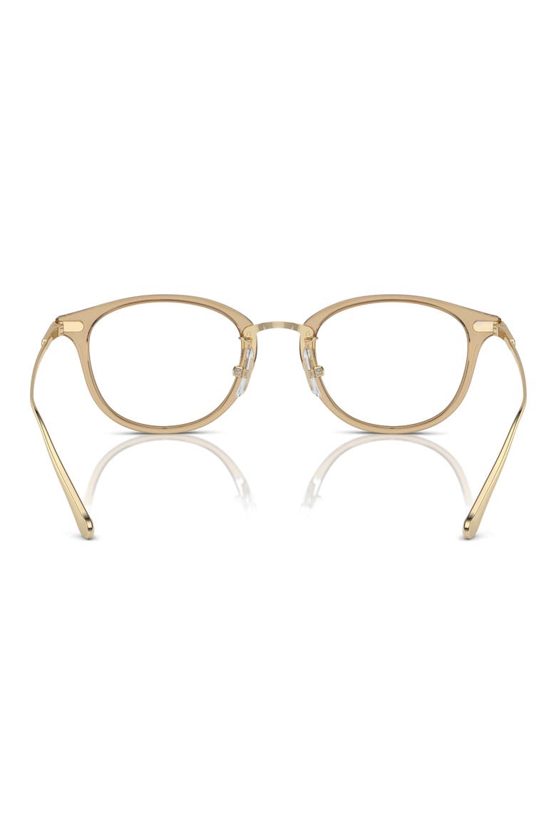 48mm Phantos Optical Glasses, Alternate, color, TRANSPARENT FAWN / DEMO