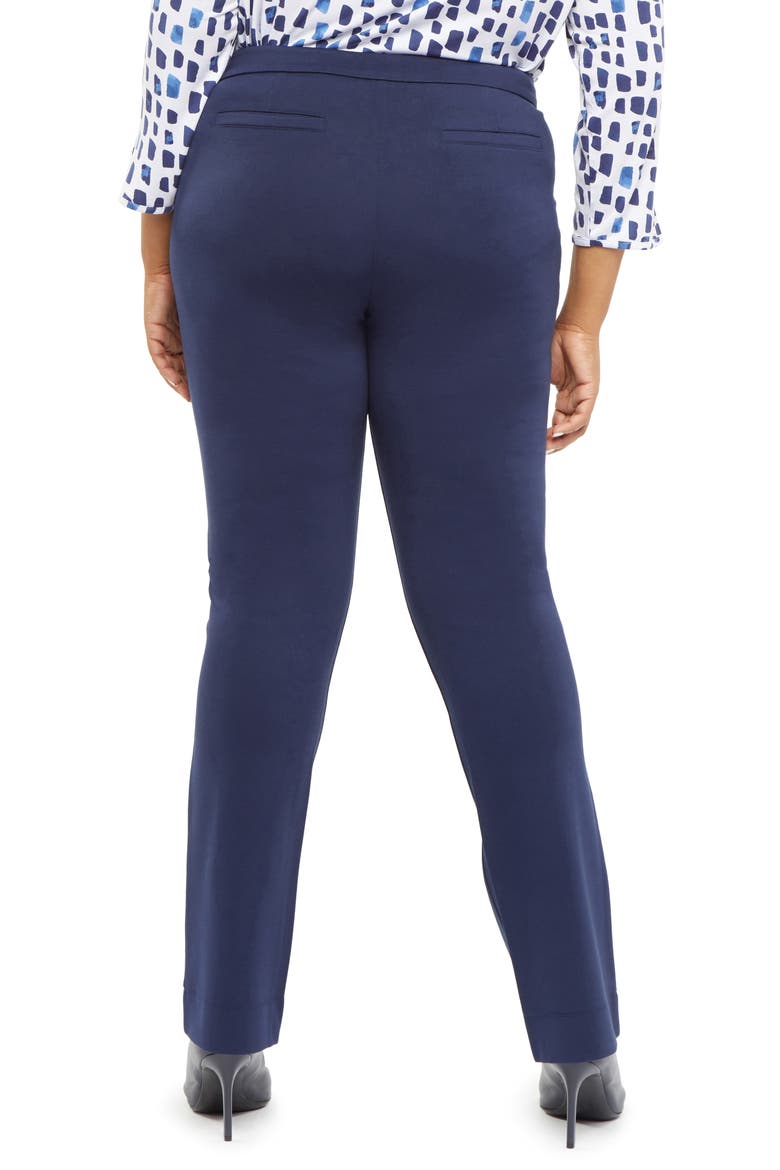 Stretch Knit Straight Leg Pants, Alternate, color, EVENING TIDE