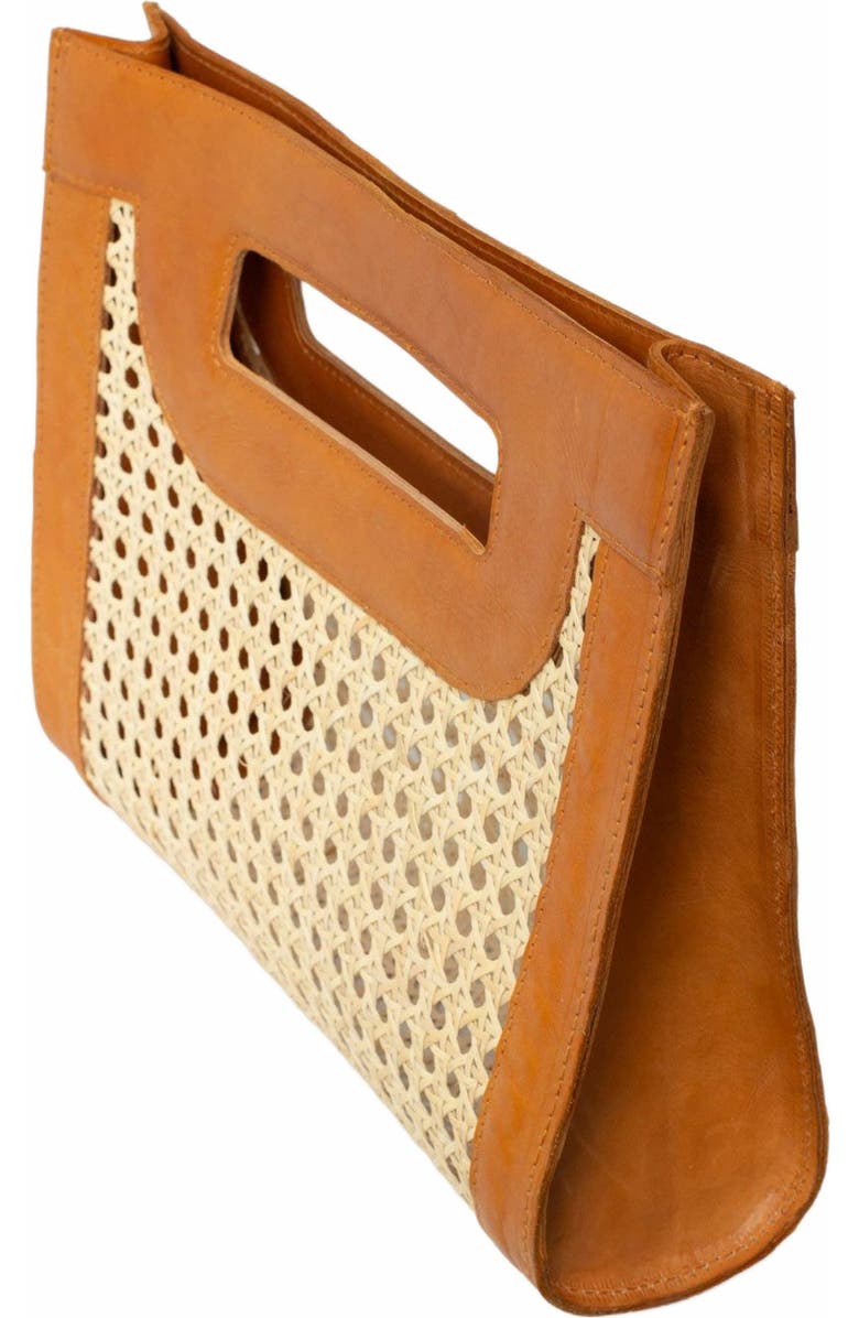 Jelavu Venice Clutch Bag, Alternate, color, Cognac