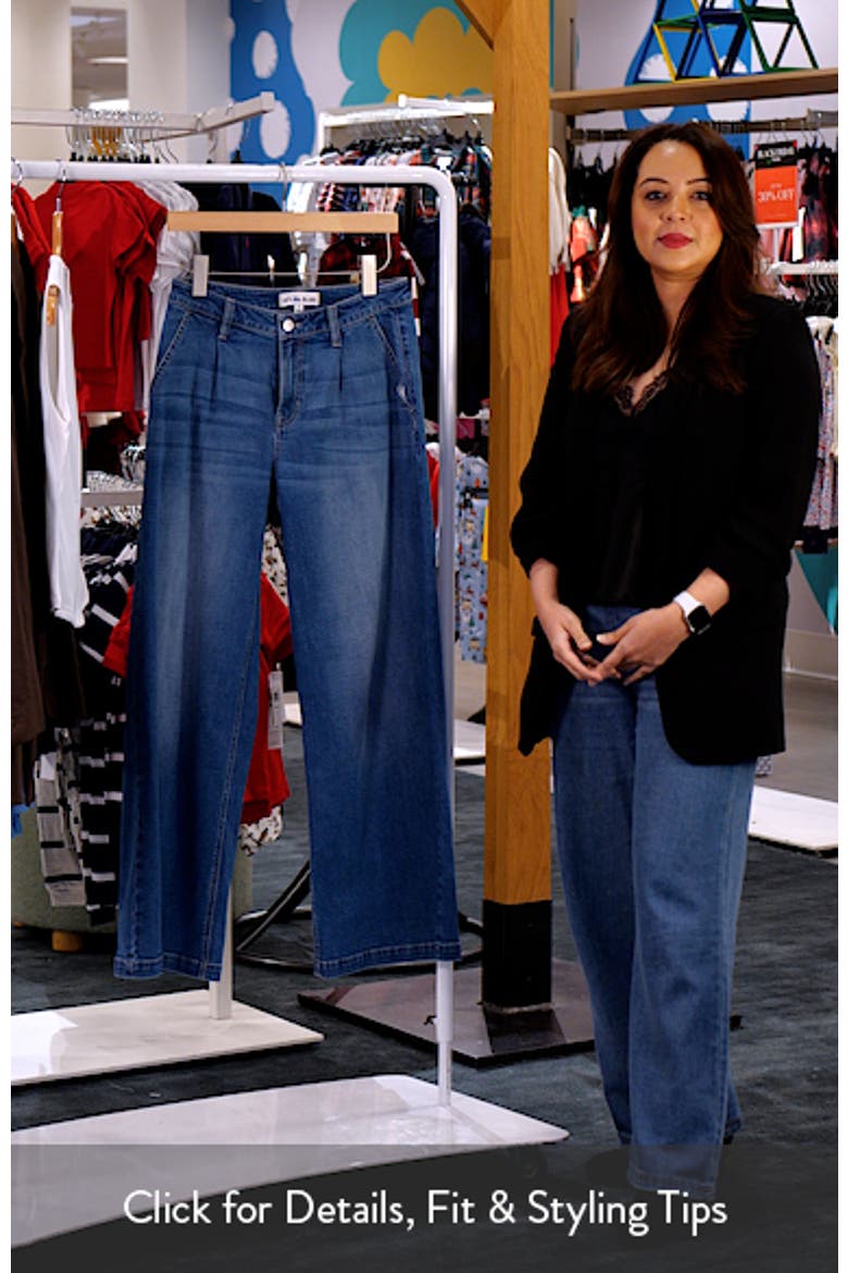Wide Leg Trouser Jeans video
