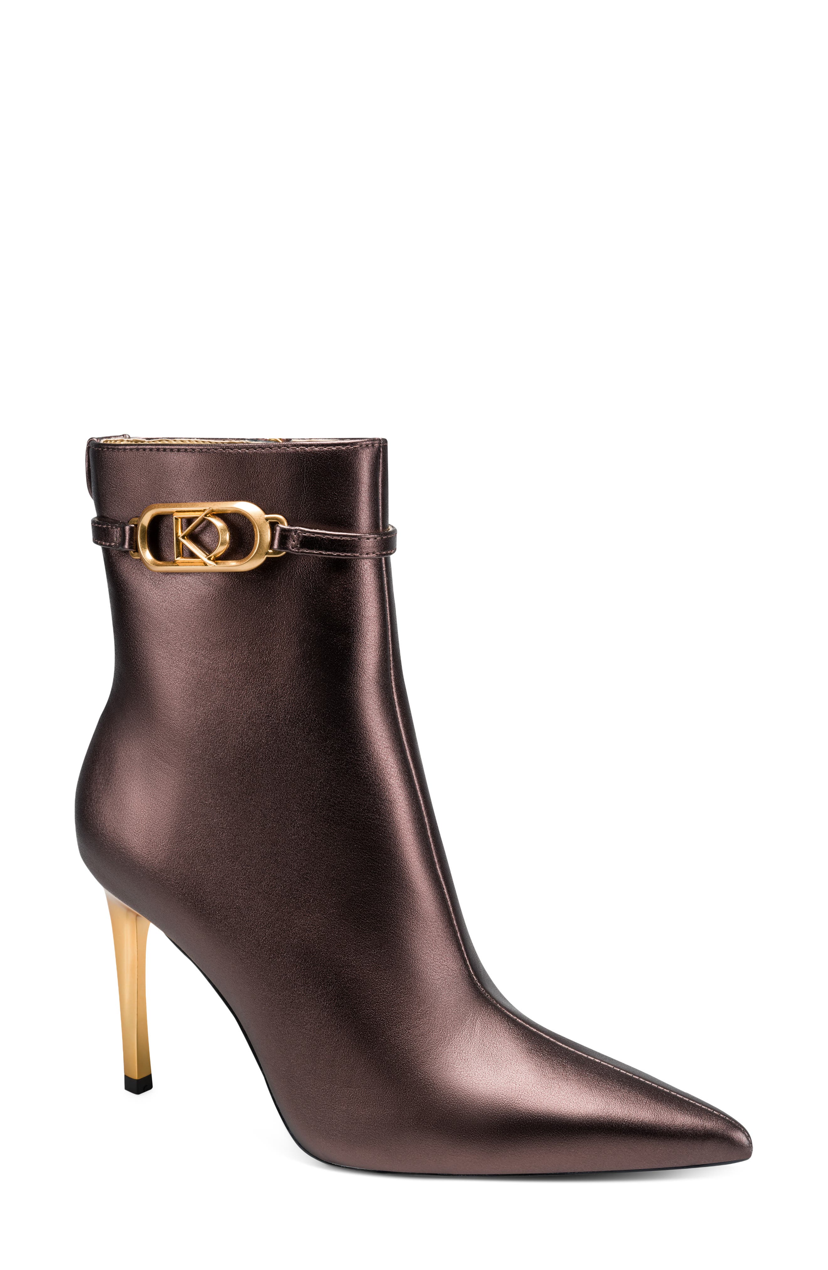 Poppy Stiletto Bootie, Main, color, DARK COPPE