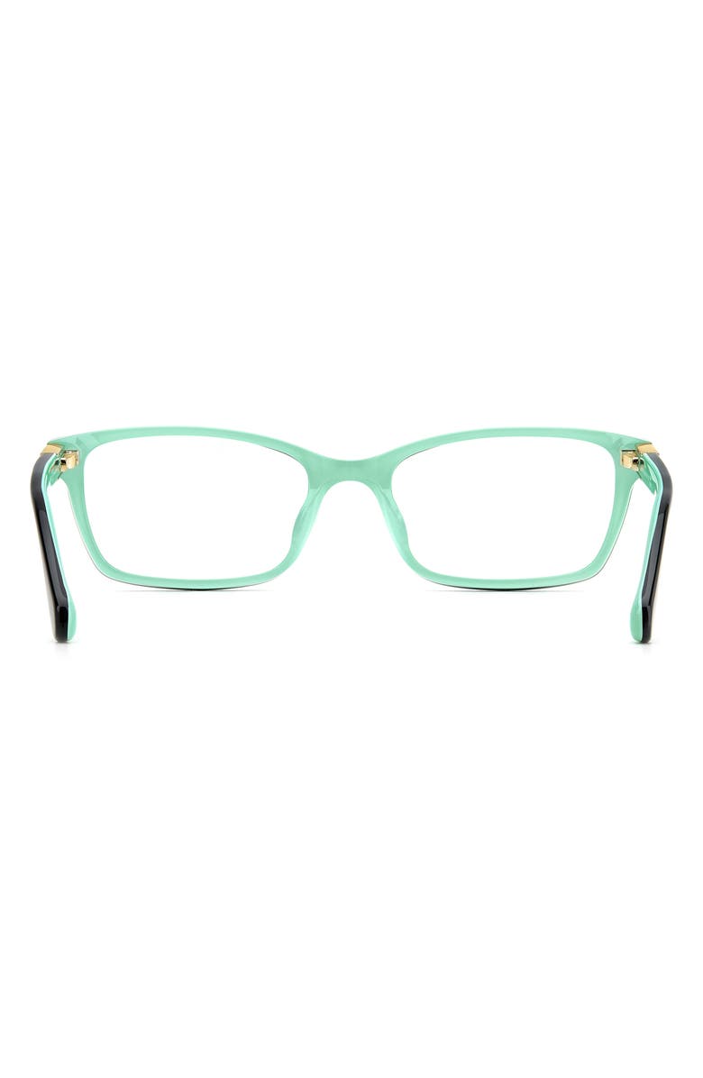 Kate Spade New York jackeline 50mm rectangular reading glasses, Alternate, color, 