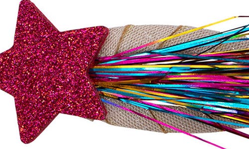 Mimi & Lula Kids' 4-pack Tinsel Star Clic Clacs Hair Clips In Multi