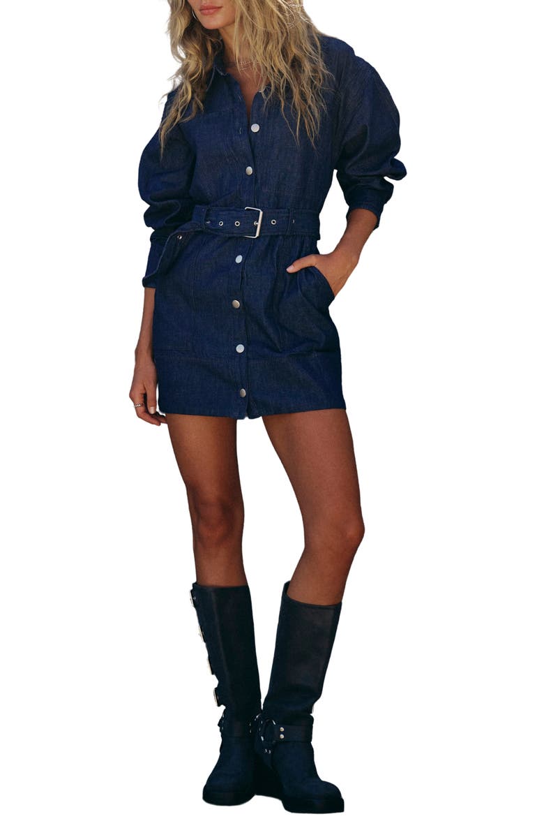 Free People Esme Long Sleeve Minidress | Nordstromrack