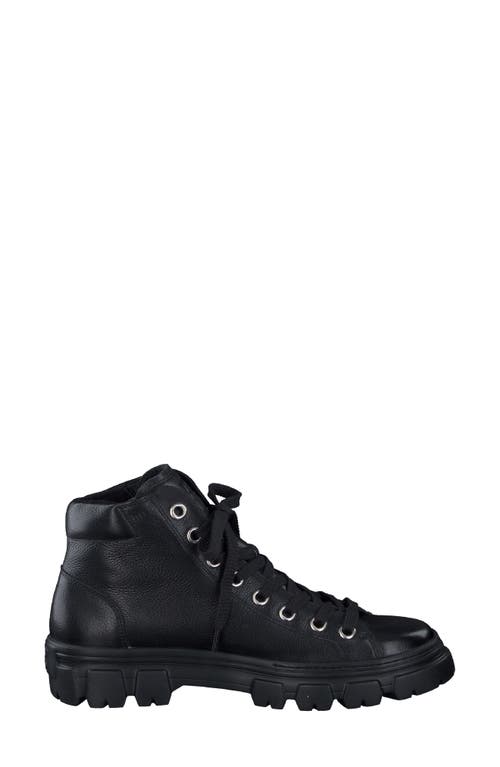 Paul Green Novie Lace-up Bootie In Black