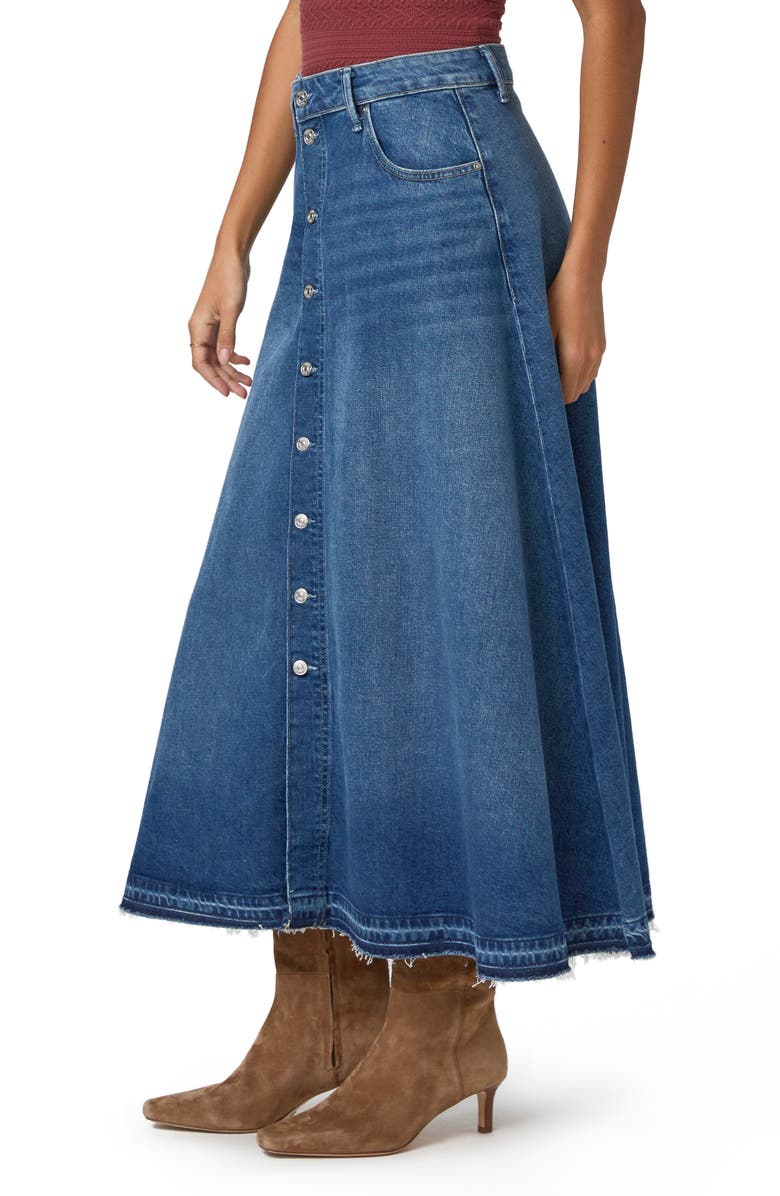 PAIGE Maren Front Button Maxi Skirt, Alternate, color, Keiko