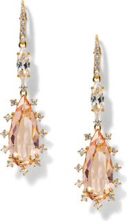 Nadri Mojito Cubic Zirconia Drop Earrings