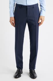 BOSS Genius Slim Fit Virgin Wool Dress Pants