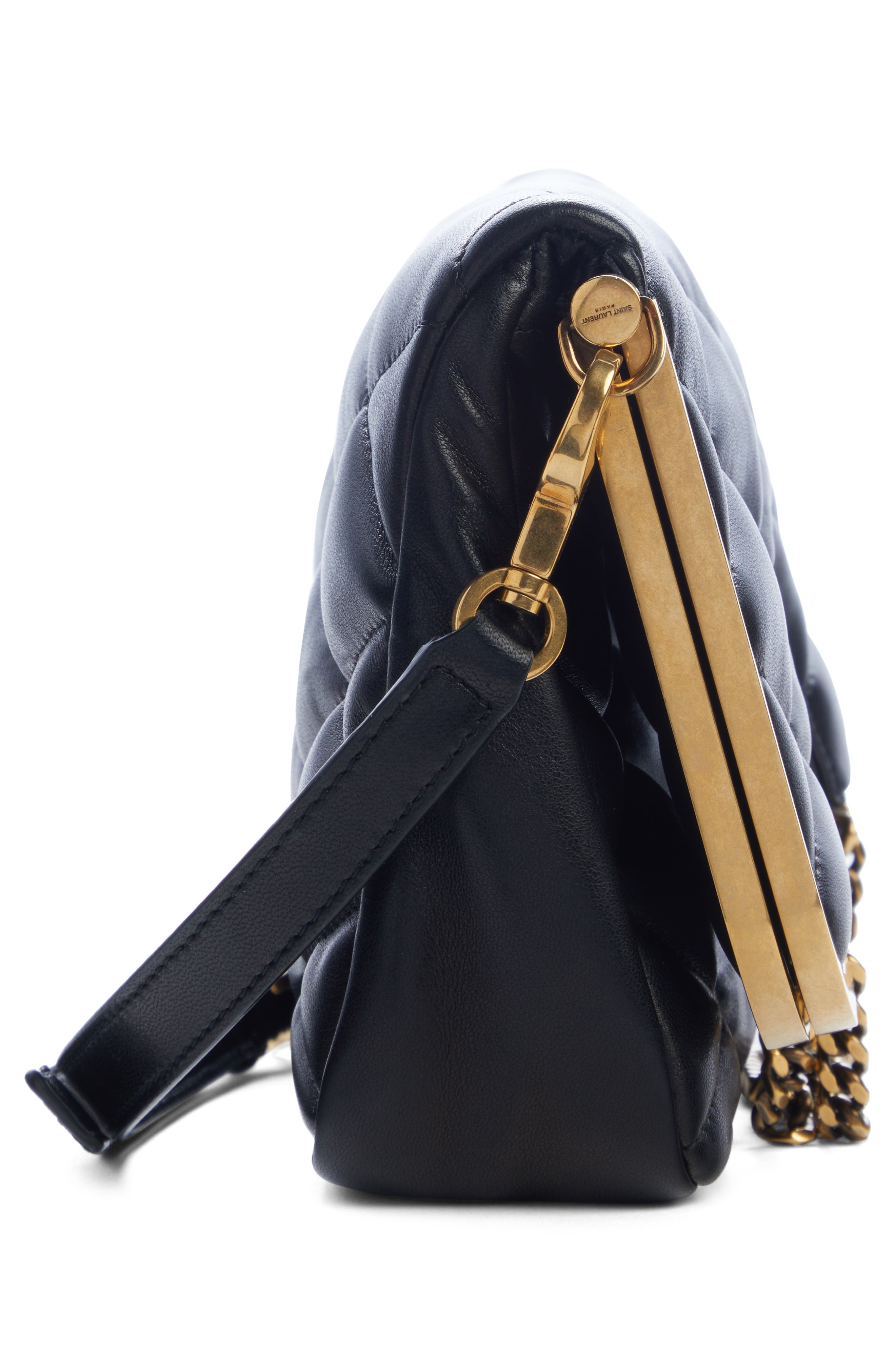 Saint Laurent Cerneria Quilted Leather Shoulder Bag, Alternate, color, 