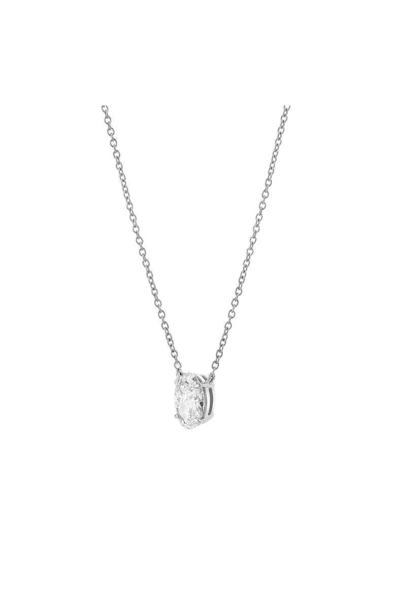 LuvMyJewelry Oval Obsession 14K Gold Lab Grown Diamond Necklace - 1 ct, Alternate, color,