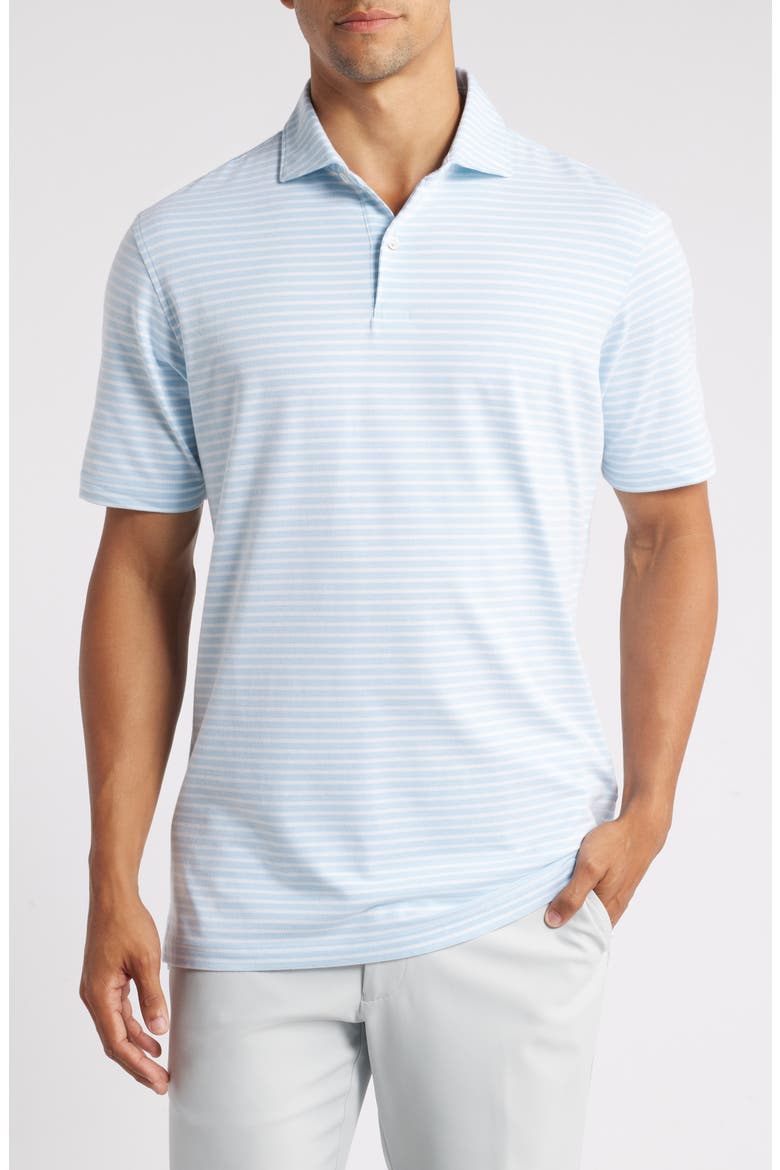 Crown Crafted Albatross Pima Cotton Blend Polo, Main, color, BLUE FROST
