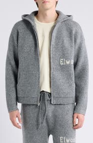 Elwood Hooded Zip Cardigan