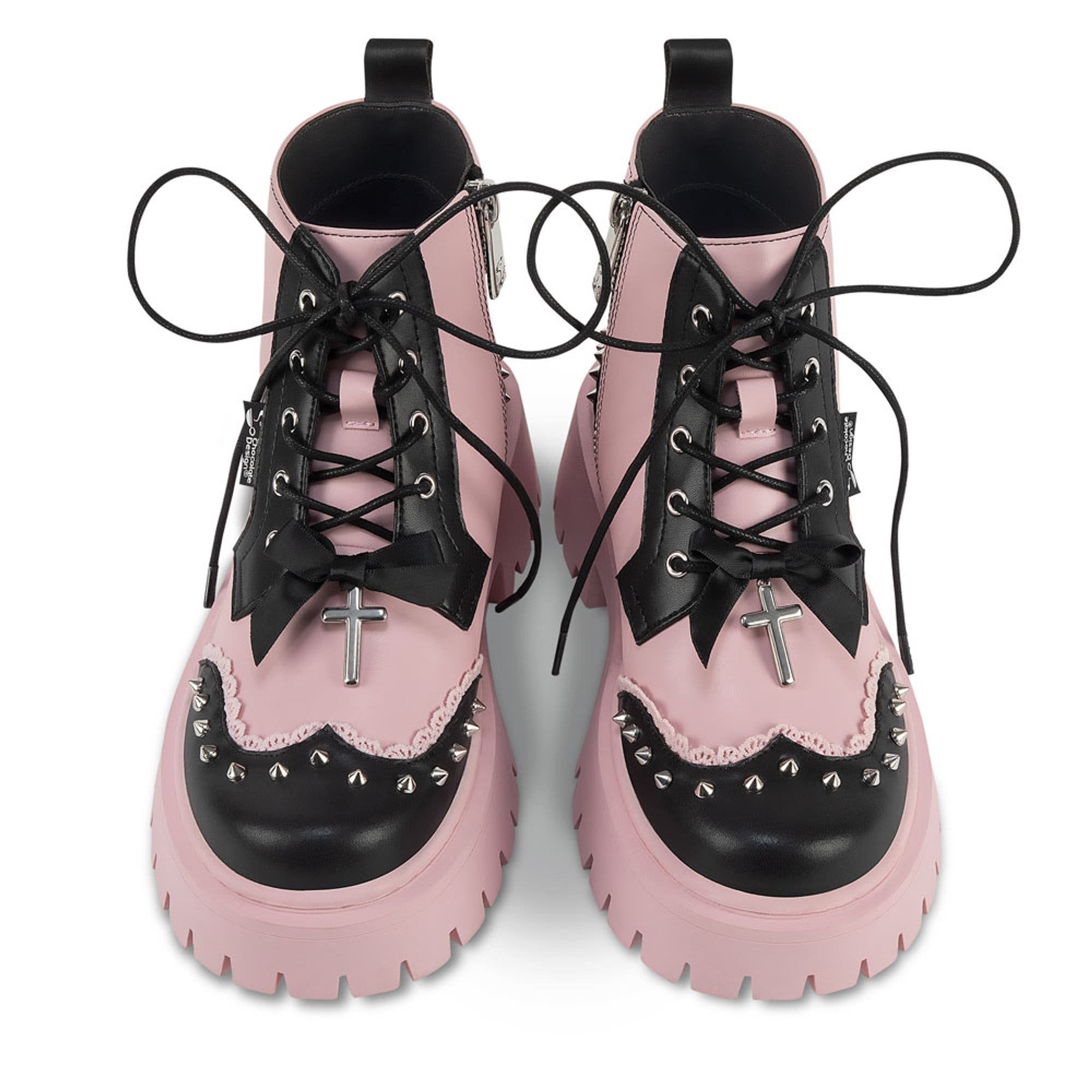 Dolly Revolt Chunky Platform Boots, Alternate, color, Dolly Revolt