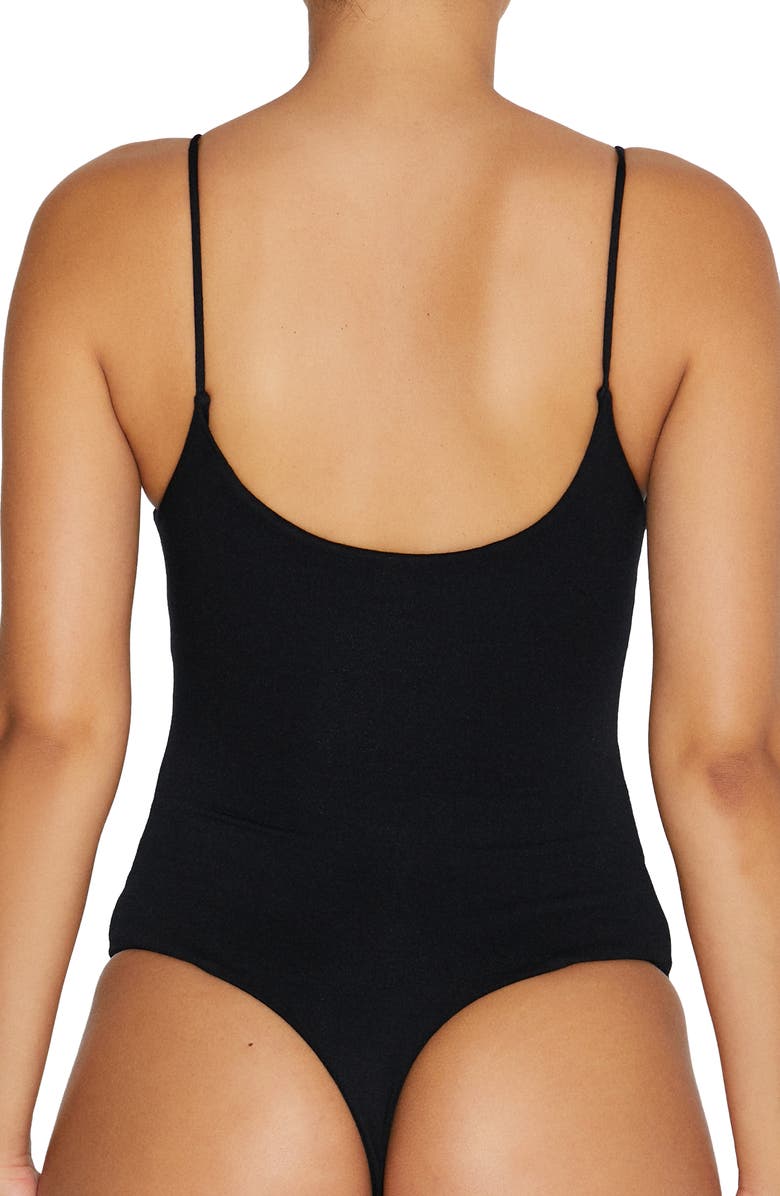 Naked Wardrobe Got the Scoop Tank Bodysuit, Alternate, color, 