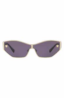 Versace 67mm Polarized Gradient Butterfly Sunglasses