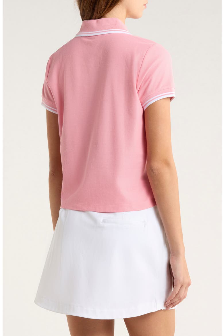 Country Club Polo Top, Alternate, color, PINK PLAY