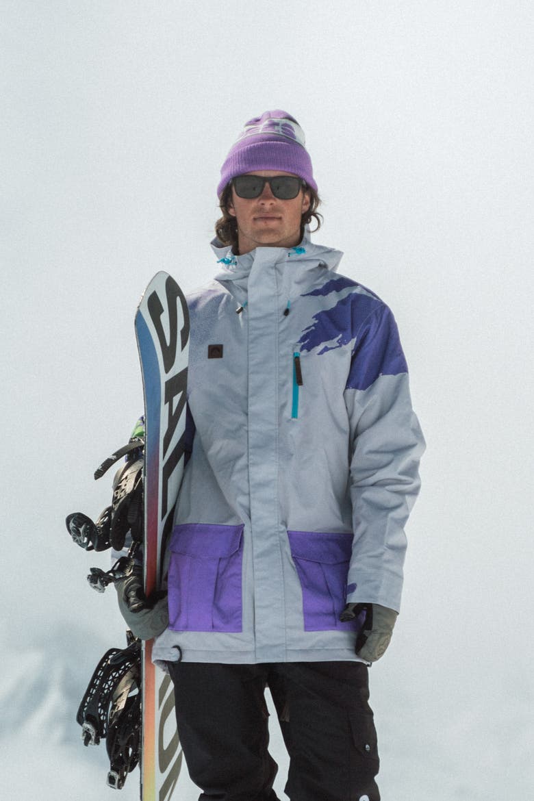 Afterparty Jacket, Alternate, color, Grey & Purple