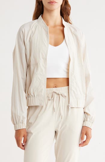 Kinetic Nylon Bomber Jacket