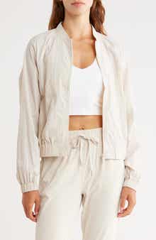 Z by Zella Kinetic Nylon Bomber Jacket