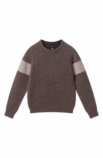 Kids' Marled Stripe Cotton Sweater