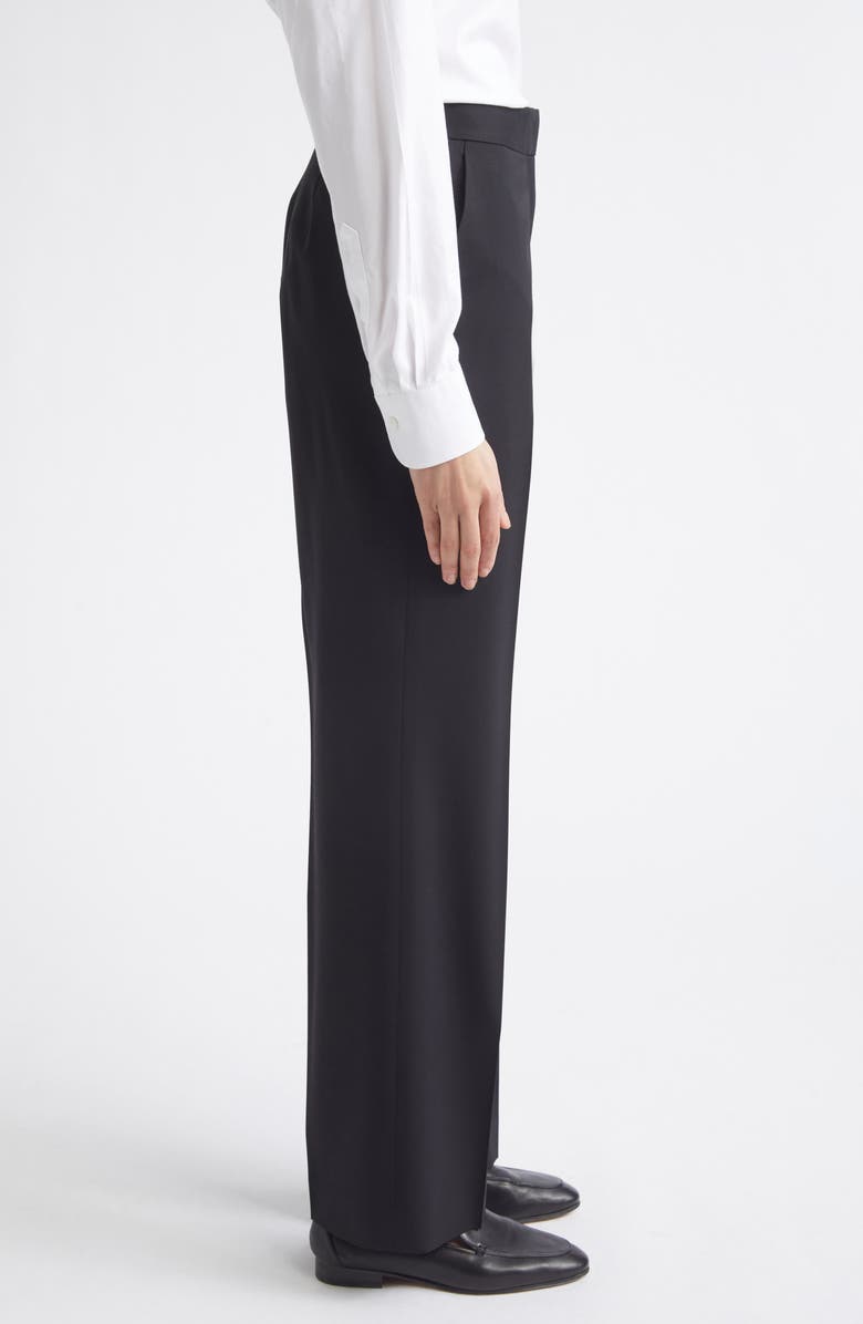 Lafayette 148 New York Irving Straight Leg Stretch Wool Pants, Alternate, color,
