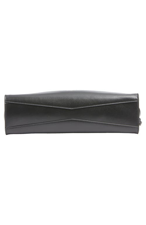 Shop Alaïa Medium Le Click East/west Leather Shoulder Bag In Noir