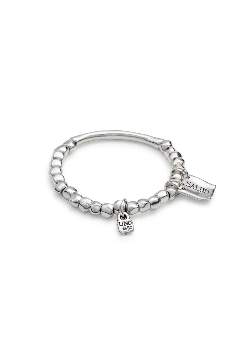 Sterling Silver Plated Bracelet, Alternate, color, Silver
